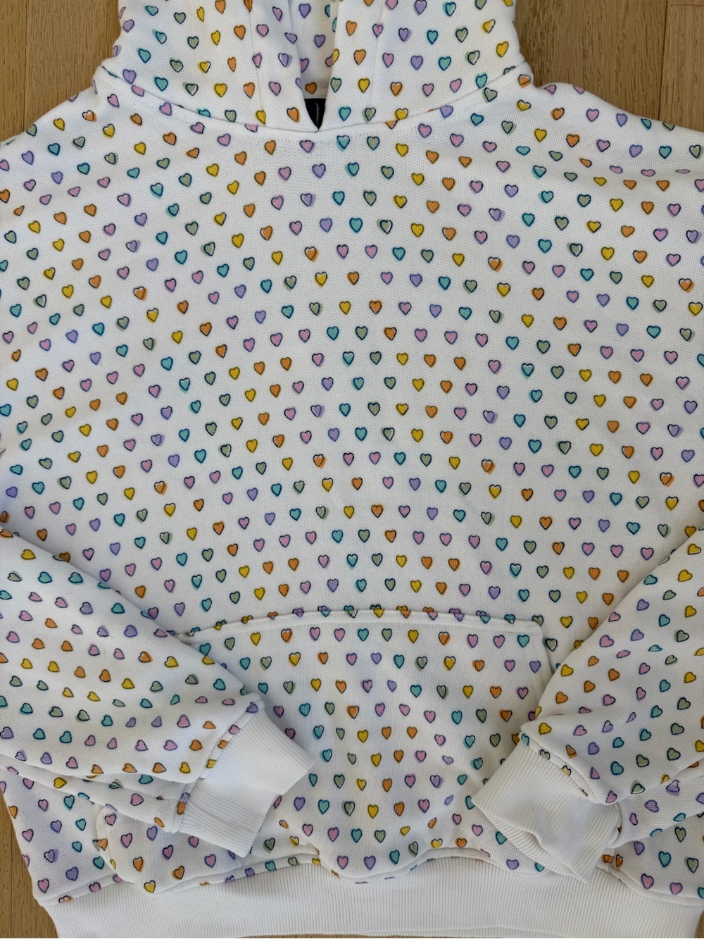 Roller Rabbit Hoodie Multicolor Heart Print - Picture 4 of 4